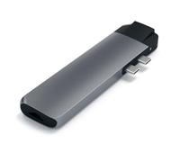 Satechi adaptador pro hub tipo-c con ethernet, 4k hdmi, usb-c pd, usb