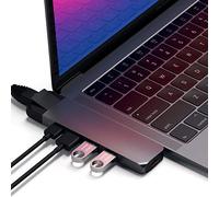 SATECHI Adaptador Pro Hub Tipo-C con Ethernet, 4K HDMI, USB-C PD, USB 3.0, Ranura para Tarjetas Micro SD - para M2/ M1 MacBook Pro/Air (Gris Espacial)
