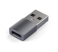 SATECHI Adaptador USB-A a USB-C, 10Gbps, Carga 15W, Gris Espacial