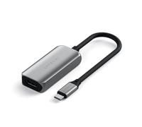 SATECHI Adaptador USB-C a HDMI, 8K@60Hz y 4K@120Hz, HDR, Compatible con Thunderbolt 3/4 para MacBook Air/Pro/Neo, iPad, Series iPhone 17 16 y 15, Chromebook, ThinkPad y más
