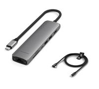 SATECHI Bundle Hub USB C 7 en 1 4K 60Hz Ethernet 100W PD con Cable USB C 90º 240W 20Gbps