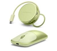 SATECHI Bundle Ratón Inalámbrico Slim EX y Hub USB-C OntheGo 5 en 1 (Cítrico) Bundle