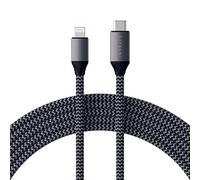 SATECHI Cable de Carga USB-C a Lightning 1.8m con Certificado Apple MFi, Carga y Transferencia de Datos 480 Mb/s - para iPhone 14 y anteriores con Conector Lightning