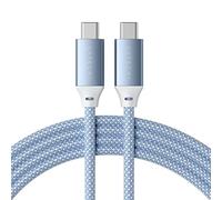SATECHI Cable de carga USB-C a USB-C de 100 W (azul)