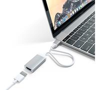 SATECHI Cable USB C a HDMI 4K@60Hz para MacBook Air & Pro M5 M4, Portatil, PC, Tablet, iPhone, iPad y más - Plata