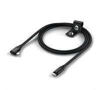 SATECHI Cable USB-C en Ángulo Recto, Carga 240W PD, 4K, Negro, 1m | Datos 20 Gbps, vídeo 4K@60Hz, trenzado, para iPhone 17, MacBook Air/Pro/Neo, iPad Air/Pro, portátiles Windows y más