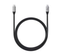 SATECHI Cable USB4 Pro, Certificación USB-IF, 240W De Carga, 8K@60Hz/ 4K@120Hz Una Pantalla O 4K@60Hz Dos Pantallas, Transferencia De Datos A 40Gbps, Retro Compatible Con USB-C 2.0 (4 FT)