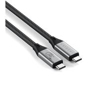 SATECHI Cable USB4 V2 Pro de Carga Rápida PD 240 W con Longitud de 1,2 m, Datos 120 Gbps, USB-C a USB-C, Resolución 8K@60Hz - 4K@120Hz, Thunderbolt 5/4/3 para MacBook Air & Pro y más