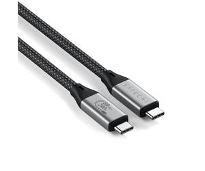 SATECHI Cable USB4 V2 Pro de Carga Rápida PD 240 W con Longitud de 1,2 m, Datos 120 Gbps, USB-C a USB-C, Resolución 8K@60Hz - 4K@120Hz, Thunderbolt 5/4/3 para MacBook Air/Pro/Neo y más