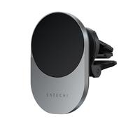 SATECHI Cargador Inalámbrico Qi2 para Coche, Soporte de Teléfono de Coche para Viajes - Apto para Salida de Aire - Cargador Rápido de 15W, Compatible con Las Series iPhone 16/15/14/13/12