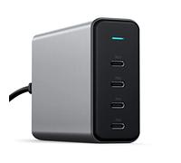 SATECHI 165W Cargador USB C GAN con 4 Puertos USB C, Cargador Rápido e Inteligente para MacBook Air/Pro/Neo, iPad, iPhone, Portatil, Tablet y más