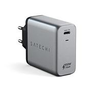 SATECHI Cargador USB-C PD de Pared 100W, Tecnología GAN Potente, Compatible con Todos los Modelos de la Serie iPhone 16, 15, MacBook Pro 2021, MacBook Air 2020, iPad Air M1 2022, iPad Pro M1 y más