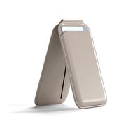 SATECHI Cartera MagSafe y Soporte para iPhone, Tarjetero Magnético con Soporte, NFC y 4 Espacios para Tarjetas - Material Premium (PU) Taupe