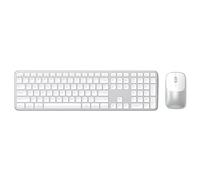 SATECHI Combo Teclado y Ratón Inalámbrico Slim CEX3, QWERTY US, Plata