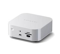 SATECHI Thunderbolt 5 CubeDock™ Docking Station 13 en 1, USB4 V2 Compatible, SSD NVMe, Multi Pantalla hasta 8K, 80-120 Gbps, PD 140W, Ethernet 2.5 GbE, USB-C/A 10 Gbps y Refrigeración Activa
