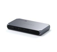 SATECHI Estación de Acoplamiento Thunderbolt 4 Slim Pro, Carga USB C 96W, Pantalla 8K o Doble 4K, 4 Puertos Thunderbolt 4, USB 3.2 Gen2 - Docking Station para MacBook, Windows y más