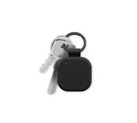 SATECHI FindAll Buscador de Llaves con Apple Find My, Carga Inalámbrica, Alerta de Olvido con Sonido Potente, Llavero GPS Localizador de Llaves para iPhone, iPad, Mac - Negro