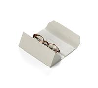 SATECHI Estuche Inteligente para Gafas con Apple Find My, Plegable y Portátil, Carga Inalámbrica, Alerta Sonora - Compatible con Todo Tipo de Gafas y Modelos XR/AR - Beige