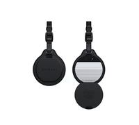 SATECHI FindAll Localizador para Maletas con Apple Find My, Carga Inalámbrica, Alertas de Sonido, GPS para Equipaje y Mochilas, para Series iPhone 17 16 15, iPad, Mac y más - Negro