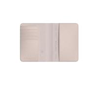 SATECHI Funda Pasaporte para Viaje con Find My con 4 Slots para Tarjetas, Carga Inalámbrica y Protección RFID, Compatible con App iOS Buscar, Material Premium (PU) - Rose