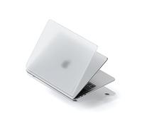 SATECHI Funda Rígida para MacBook Air 13 Pulgadas, Eco-Hardshell Ultrafina y Ligera, Compatible M2 2022, M3 2024, M4 2025, Acceso Completo a Puertos - Transparente