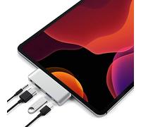 Hub USB-C a HDMI 4K / USB 3.0 / Tipo-C / Jack 3.5mm Satechi - Plata