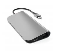Satechi Hub USB 3.0 Tipo C a USB 3.0/HDMI 4K/Ethernet/SD/MicroSD Gris