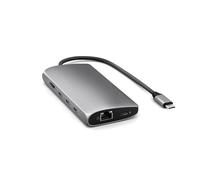 SATECHI Hub USB C 8 en 1 V3, PD 85W, HDMI 8K, Gris Espacial