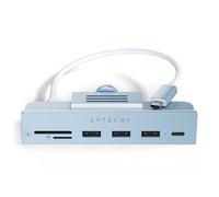 SATECHI Hub USB C con Abrazadera para iMac 24" M1 y Studio Display, Azul