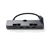 SATECHI Hub Pro Tipo-C De Aluminio con Puerto De Datos USB-C, Datos USB-A 3.0, Lector Micro/SD - para 2020/2019 iMac & iMac Pro. No es Apto para 2021 iMac M1 (Gris Espacial)