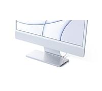 SATECHI Hub USB C Slim Dock para iMac 24”, Carcasa de Montaje Fácil para SSD M.2 PCIe NVMe y SATA, Puerto USB-C de Datos, USB-A, 2 USB 2.0, Lector Micro/SD - Plata