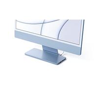 SATECHI USB-C Slim Dock para iMac De 24" con Carcasa Sin Herramientas para M.2 PCIe NVMe y SATA SSD - Puerto De Datos USB-C, USB-A, 2 USB 2.0, Lector De Tarjetas Micro/SD (Azul)