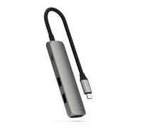 Satechi Hub USB-C Slim Multiport 4-in-1 4K Power Delivery 100W, Gris