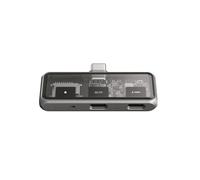 SATECHI Mobile XR Hub USB C, Carga de 100W, Transferencia de Datos a 10Gbps, Salida de Video 4K@60Hz para Gafas AR/XR, Lector MicroSD, Adaptador para Gafas Inteligentes de Realidad Aumentada