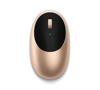 SATECHI Ratón Inalámbrico M1 Bluetooth, Oro | Recargable USB-C, hasta 45 días de autonomía, en aluminio mate, 1200 DPI, para MacBook, Windows y más