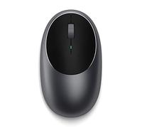 SATECHI Ratón Inalámbrico Recargable M1 en Aluminio, Ratón Bluetooth sin Receptor, Ergonómico y Compacto, USB C y Batería Recargable, para MacBook, iPad, Windows y Más - Gris
