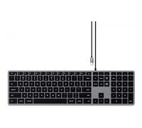 Satechi Slim W3 tastiera Universale USB QWERTY Italiano Nero, Grigio