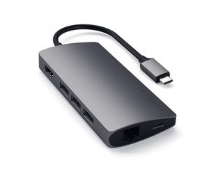 Satechi ST-TCMA2M Hub Adaptador USB-C Multipuertos Gris Espacial