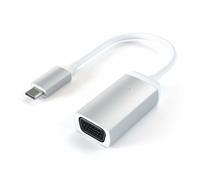 SATECHI Cable Adaptador USB C a VGA 1080p@60Hz para MacBook Air/Pro/Neo, Portatil, PC, Tablet, iPad y más - Plata