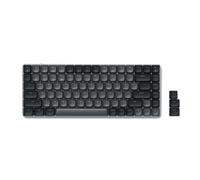 SATECHI Teclado Mecánico Bluetooth SM1 75%, QWERTY US Americano, Teclado Inalámbrico, 84 Teclado, Retroiluminado, Recargable para Gaming y Oficina, Mac y Windows - Gris Oscuro