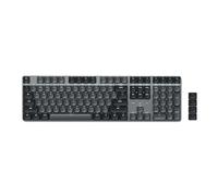 SATECHI Teclado Mecánico Bluetooth SM3, QWERTY US Americano, Teclado Inalámbrico con Teclado Numérico, 108 Teclas, Retroiluminado y Recargable para Gaming y Oficina, Mac y Windows - Gris Oscuro