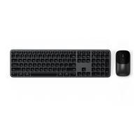 SATECHI Teclado y Ratón Inalámbrico Slim CEX3, QWERTY US, Negro Espacial