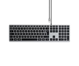 SATECHI Wired Keyboard Slim W3 USB-C AZERTY