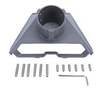 Satellite Pipe Adapter Mount Aluminum Alloy Roof Mount Kit, Strong Weather Support Bracket, Gen 3 Satellite Signal Devices Residential Commercial Use