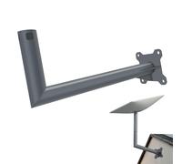 Satellite Roof Wall Mount - 14.7x30cm Internet Dish Pole Mount, Weatherproof Rv Roof Rack Mounts | Metal TV Antenna Mast, Versatile Hardware Included, Antenna Support For Roofs, Wall Installation