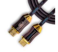 SatelliteSale - Cable HDMI 2.1 de alta velocidad (8 K, 120 Hz, HDR, 48 Gbps, conectores chapados en oro de 24 quilates, cable de nailon premium), retorno de audio mejorado (eARC) y atmos Dolby