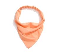 SatéN Cuadrados Bandana for mujer, bandas elásticas for el cabello, pañuelo triangular con estampado Floral, pañuelo for la cabeza, accesorios for el cabello Para Playa(Red)