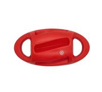 Saterkali Juguete de pelota de rugby para perros, juguete interactivo para masticar con anillos dobles para tirar de la guerra, para perros medianos y grandes, para entrenamiento al aire libre, jugar