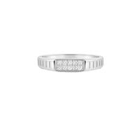 Satfale Jewellers - Anillo de diamantes cultivado en laboratorio con certificación IGI E-F, color VVS, para hombre, en plata de ley 925 real, Plata de ley, Diamante sintético