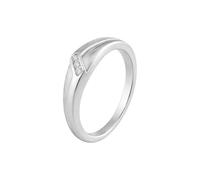 Satfale Jewellers - Anillo de diamantes cultivado en laboratorio con certificación IGI E-F, color VVS, para hombre, en plata de ley 925 real, Plata de ley, Diamante sintético